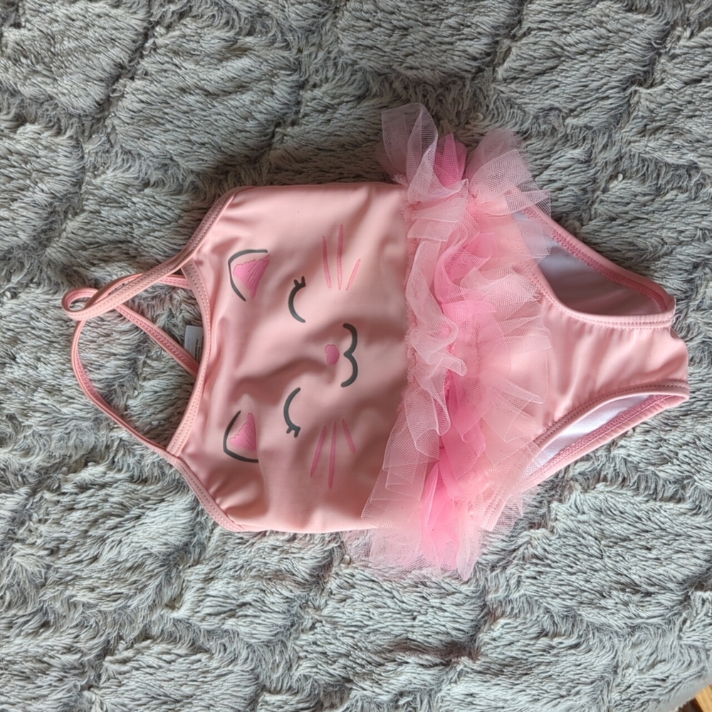 Healthtex Baby Kitty Bathing Suit/Leotard